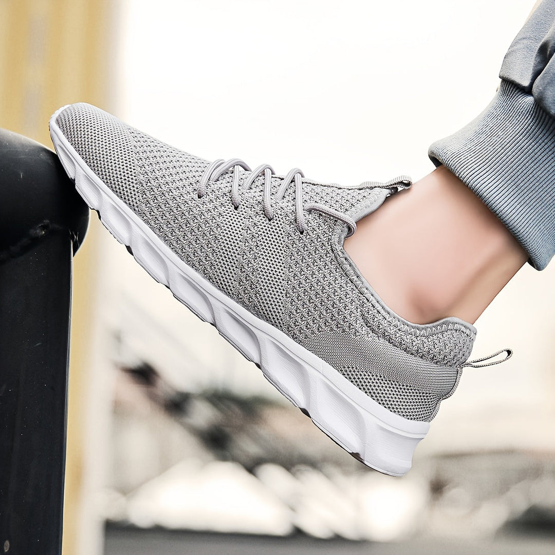 Aliams | Leichte, Atmungsaktive Herren Laufschuhe mit Anti Rutsch