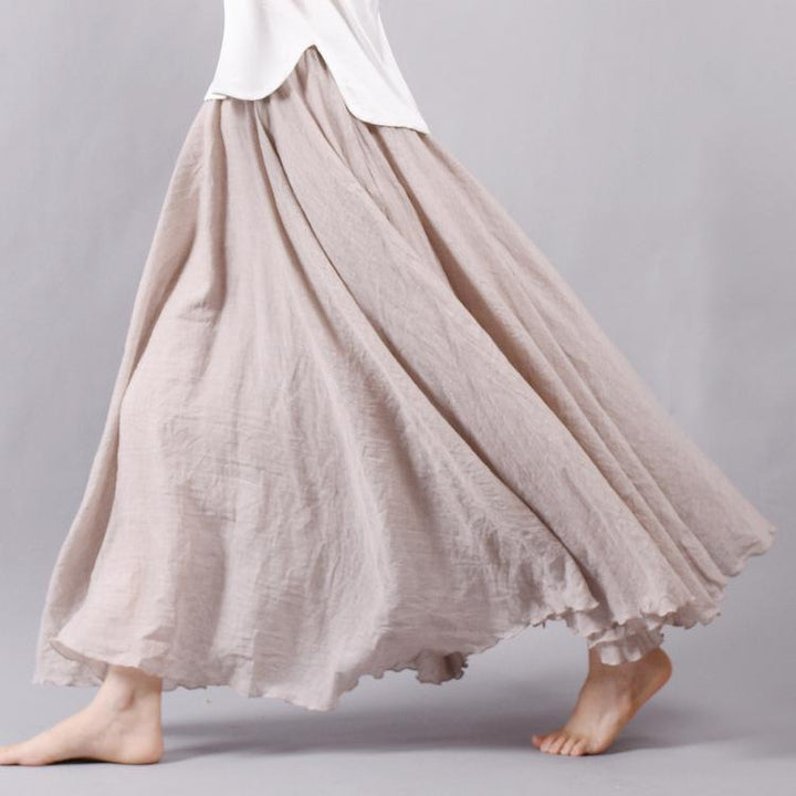 Aliams | Lässig Fallender Boho Maxi Rock für Damen