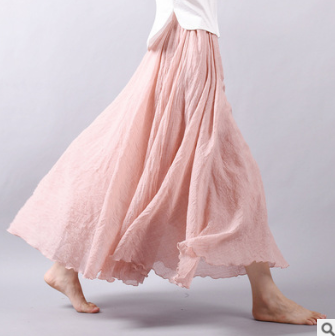 Aliams | Lässig Fallender Boho Maxi Rock für Damen