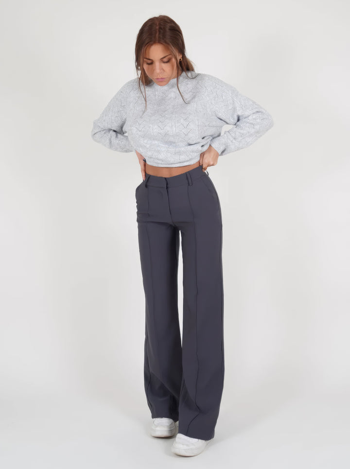 Aliams | Zeitlose Klassische High Waist Hose