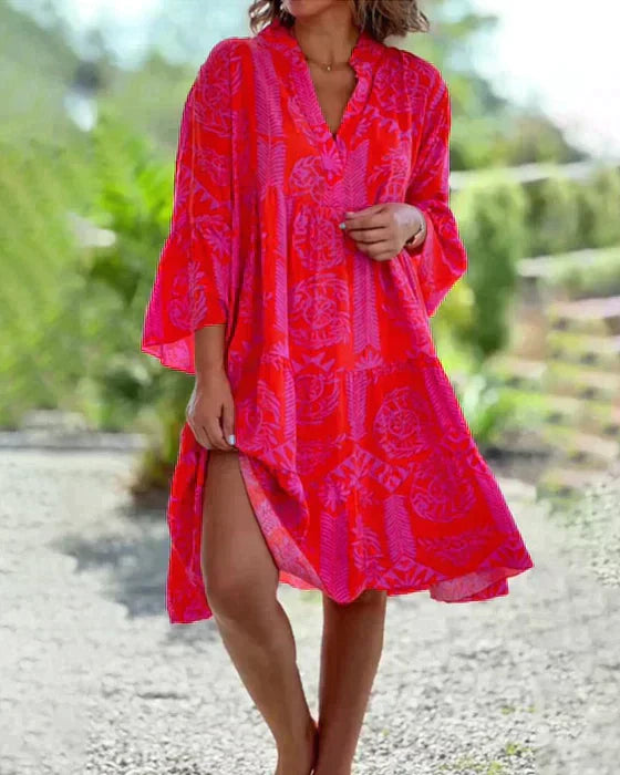 Aliams | Boho Baumwollkleid