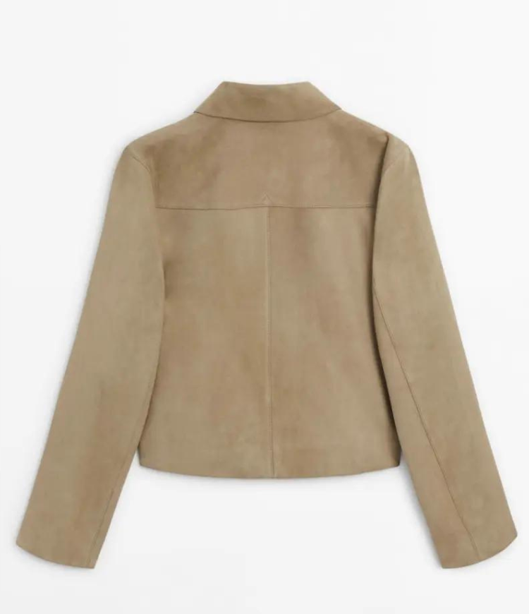 Aliams | Klassische Wildlederjacke