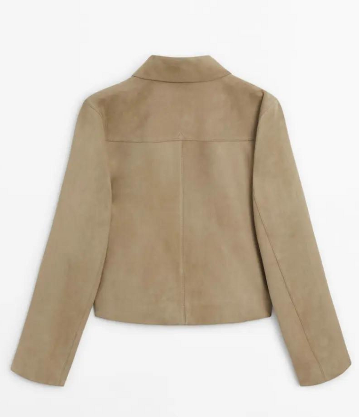 Aliams | Klassische Wildlederjacke