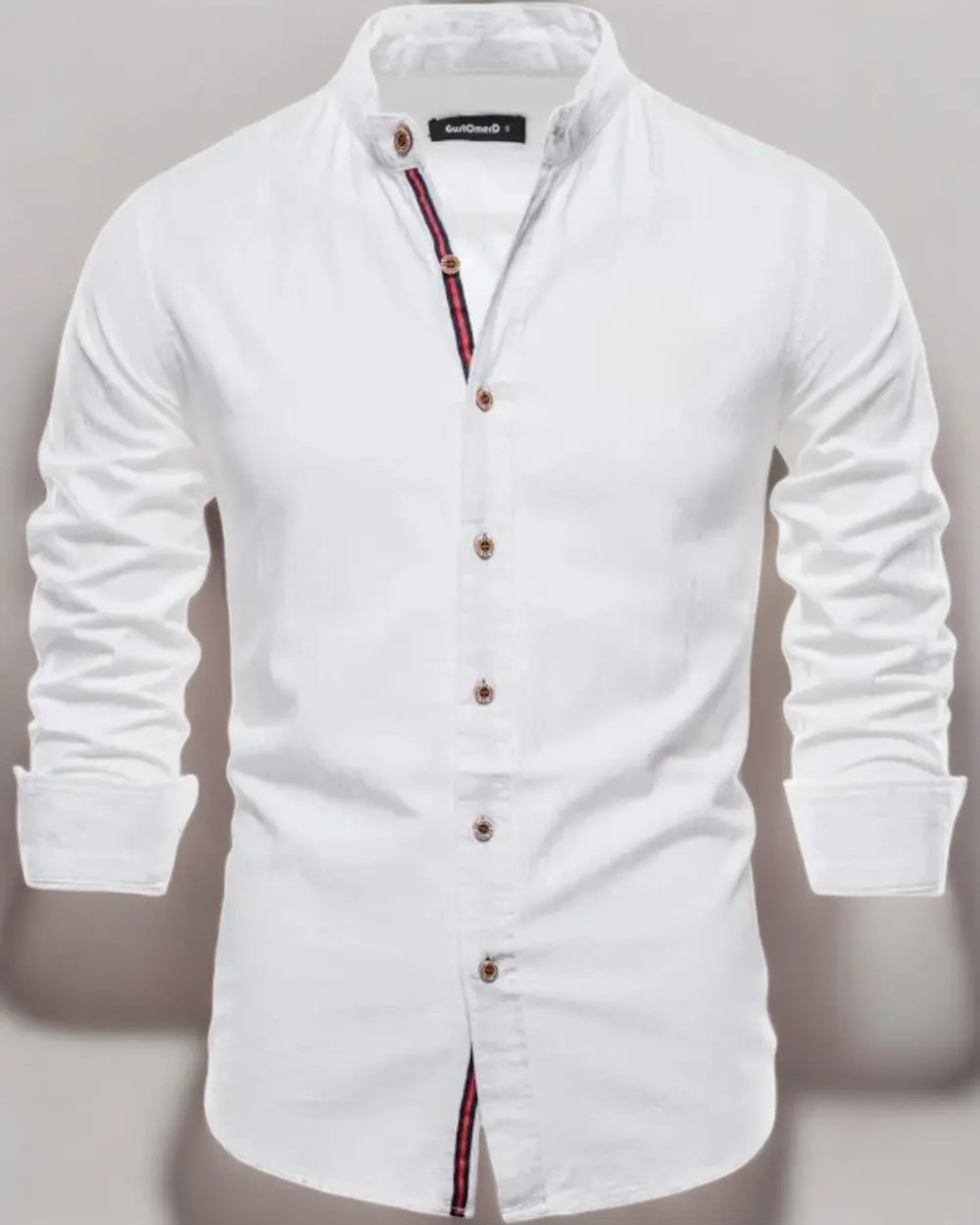Aliams | Herren Elegantes Leinenhemd