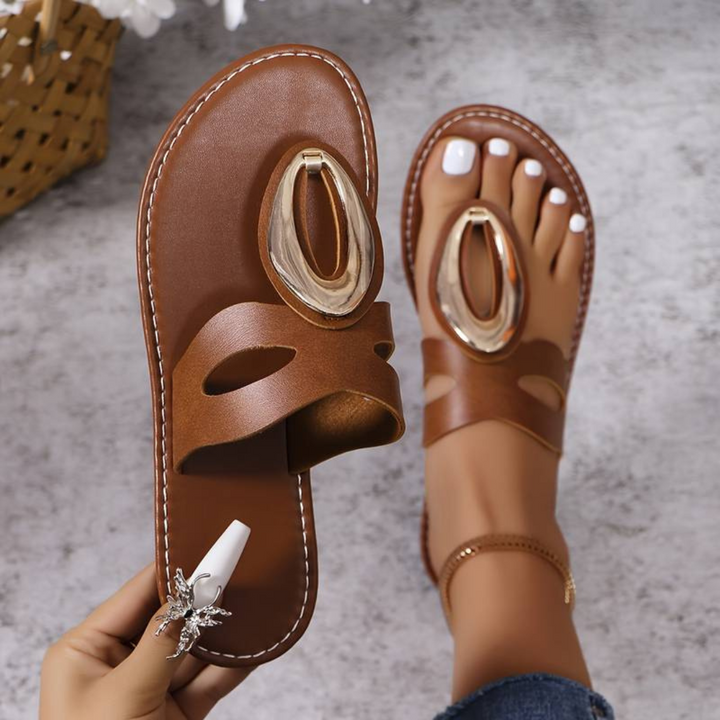 Aliams | Sandalen Flache und leichte Sandalen für den Sommer