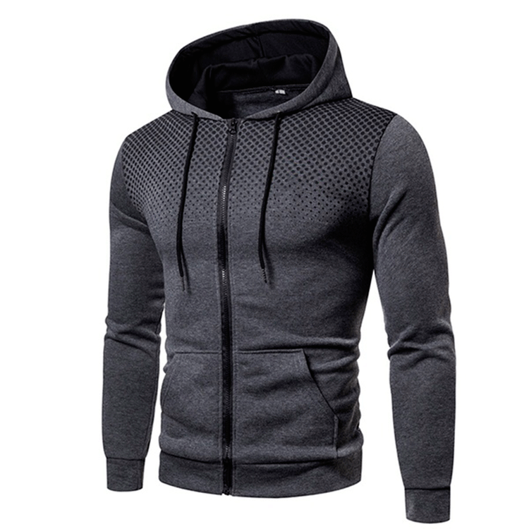 Herren sportlicher Kapuzenpullover mit modernem Kontrastdesign Aliams