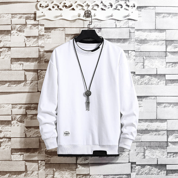 Herren Sportlicher Langarm-Pullover Aliams