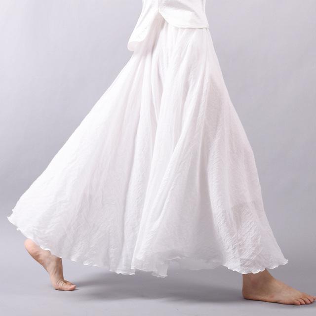 Aliams | Lässig Fallender Boho Maxi Rock für Damen