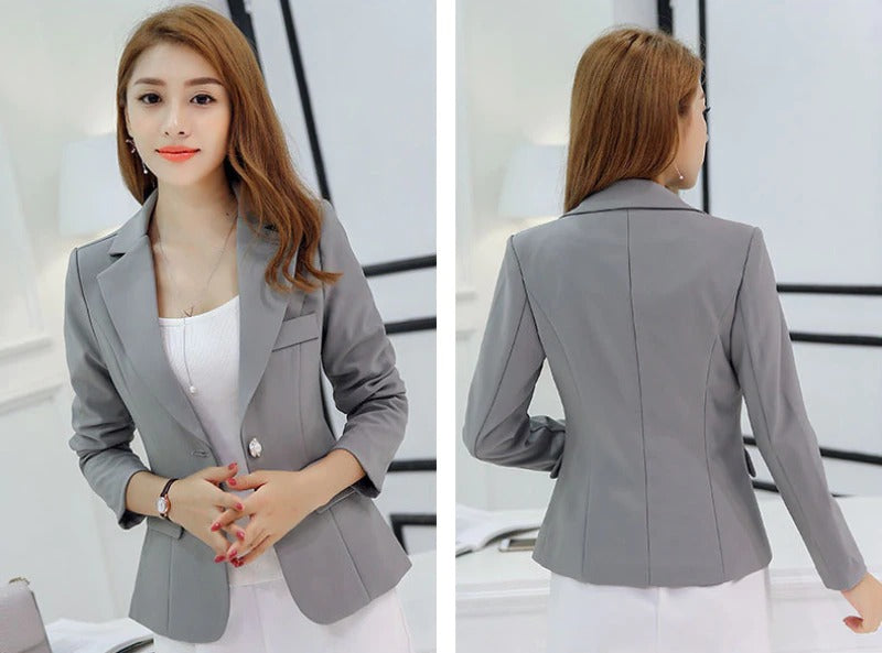 Aliams | Lässig Taschen Kurz Blazer