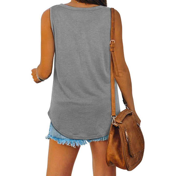 Aliams | Mckayla Jersey V-Ausschnitt Tank-Top