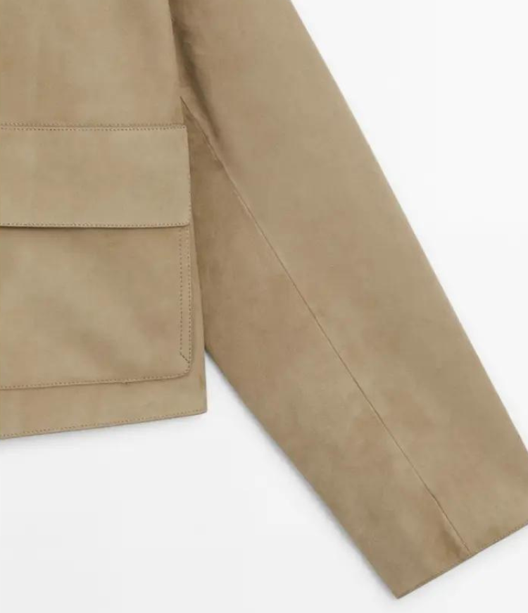 Aliams | Klassische Wildlederjacke