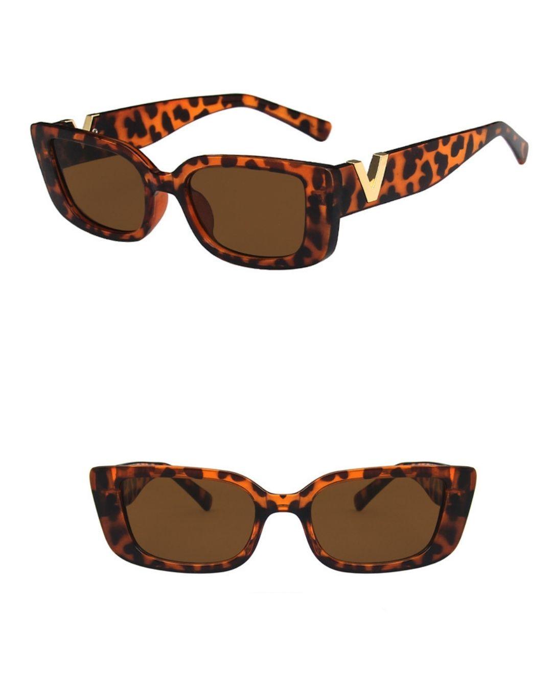 Aliams | Weinlese Sonnenbrille Trendy Sonnenbrille für Einen Stilvollen Look