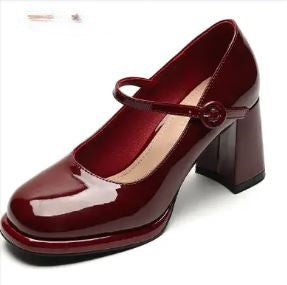 Aliams | Stilvolle Wasserdichte Mary Jane Pumps