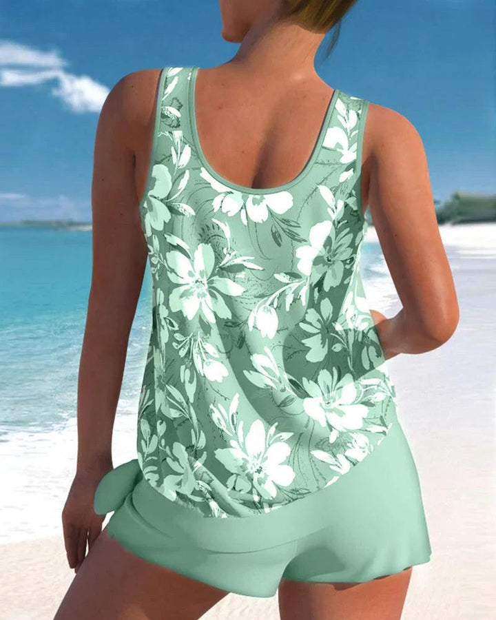 Aliams | Tankini Badeanzug Stylisches Zweiteiliges Badeanzug-Set