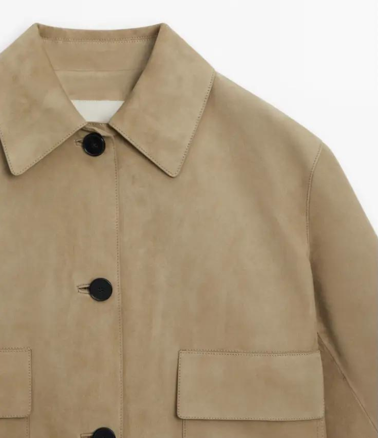 Aliams | Klassische Wildlederjacke