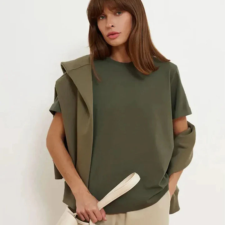 Aliams | Klara Damen-T-Shirt Aus 100% Baumwolle