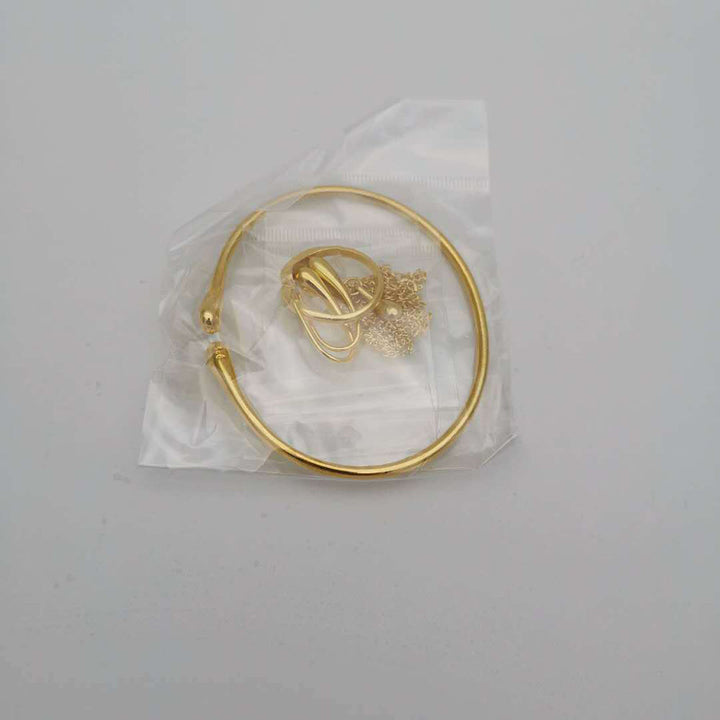 Aliams | Vierteiliges Schmucksatz mit Wassertropfen Aus S925 Silber