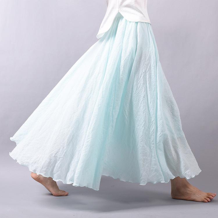 Aliams | Lässig Fallender Boho Maxi Rock für Damen
