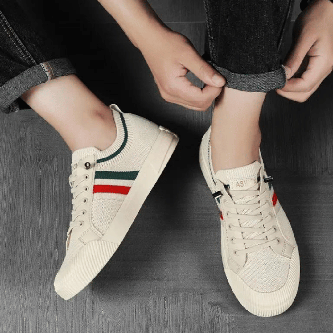Aliams | Lässige Sneakers Mit Strickmuster Für Männer