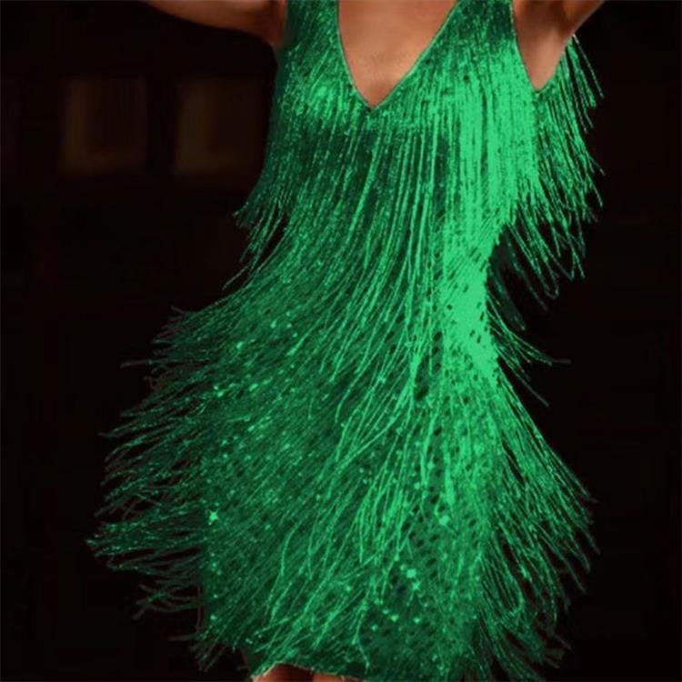 Aliams | Slip Kleid Verführerisches V-Ausschnitt Kleid für Einen Stilvollen Look