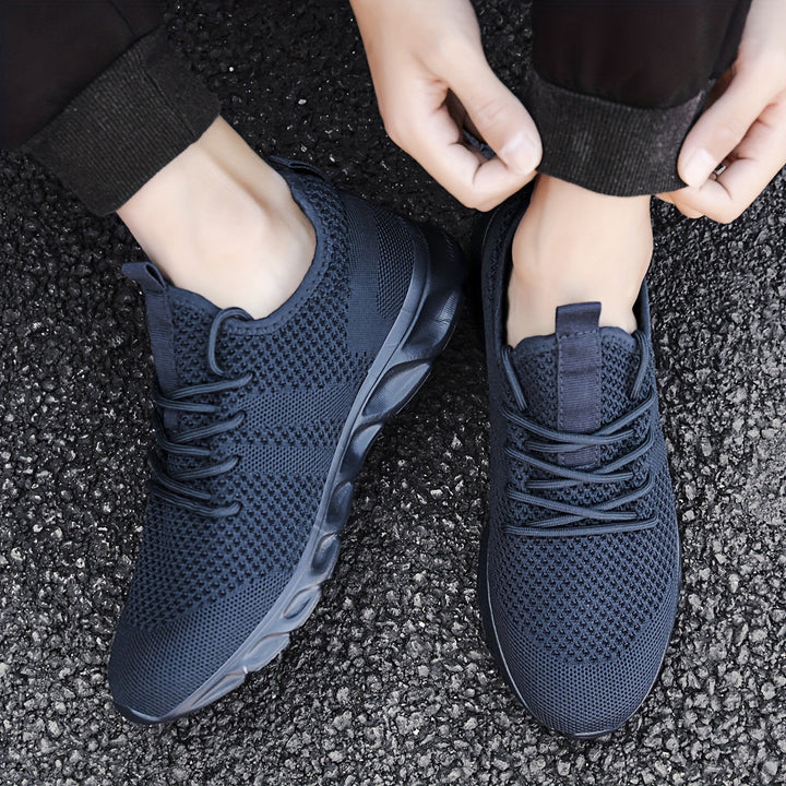 Aliams | Leichte, Atmungsaktive Herren Laufschuhe mit Anti Rutsch