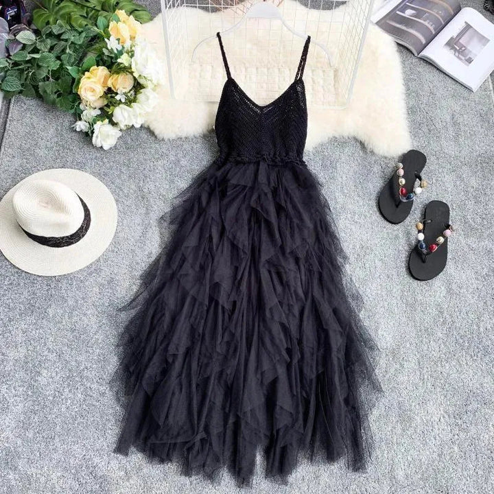 Aliams | Kleid aus Netzschlaufe