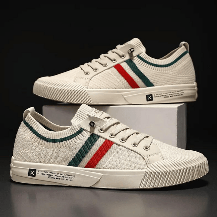 Aliams | Lässige Sneakers Mit Strickmuster Für Männer