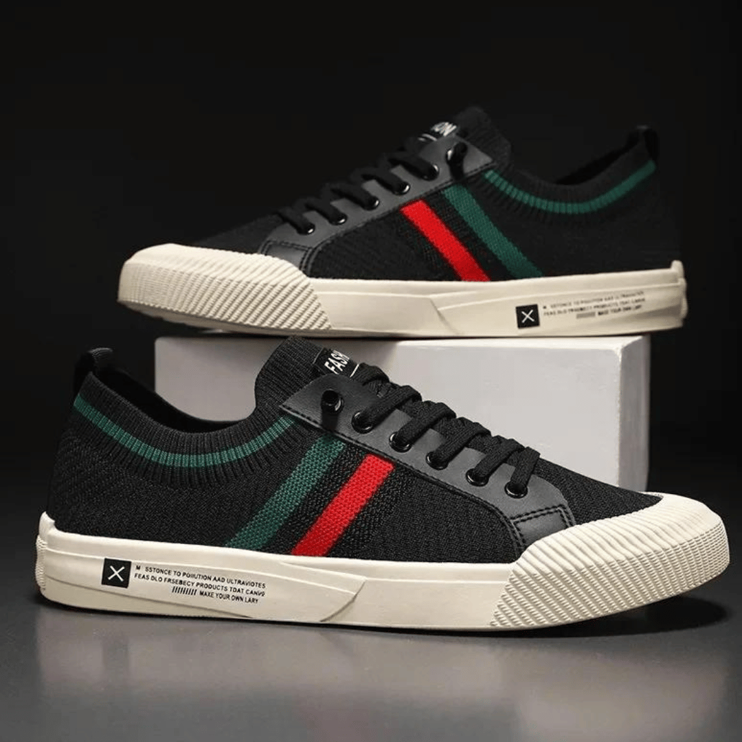 Aliams | Lässige Sneakers Mit Strickmuster Für Männer