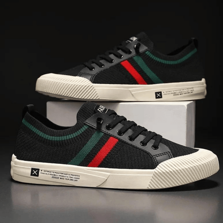 Aliams | Lässige Sneakers Mit Strickmuster Für Männer