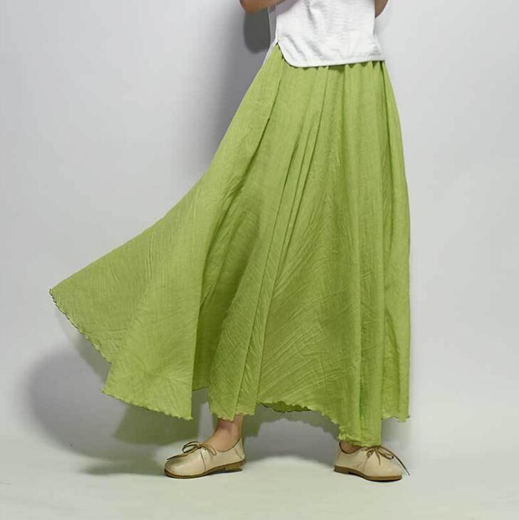 Aliams | Lässig Fallender Boho Maxi Rock für Damen