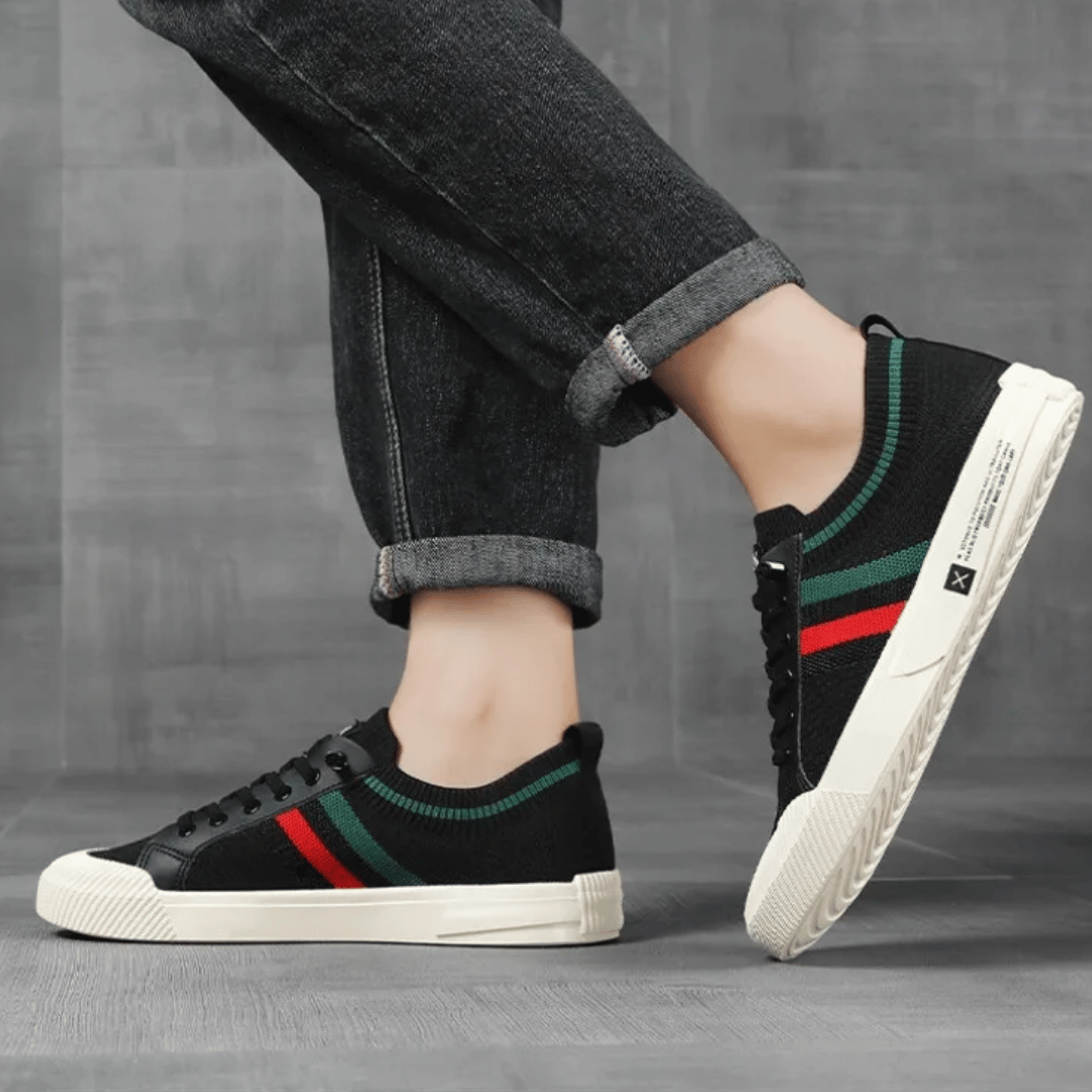 Aliams | Lässige Sneakers Mit Strickmuster Für Männer