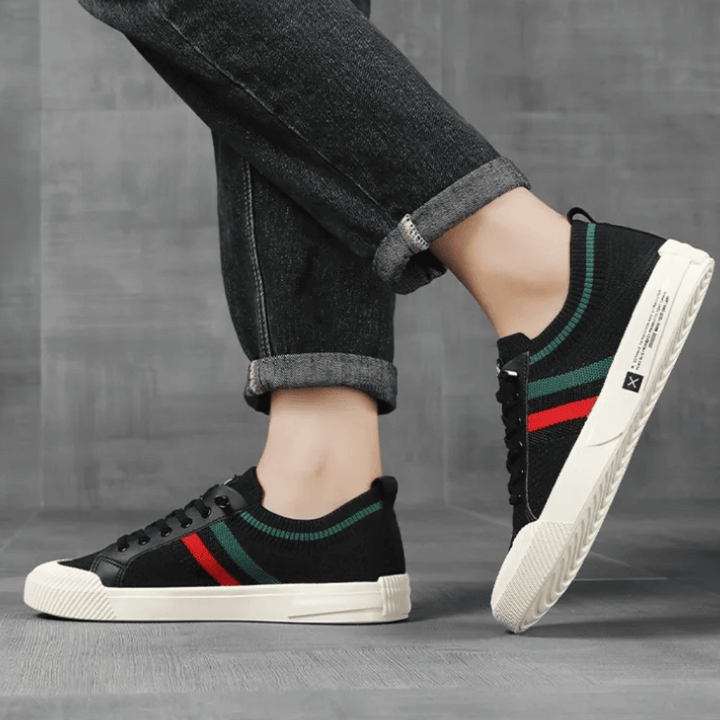 Aliams | Lässige Sneakers Mit Strickmuster Für Männer