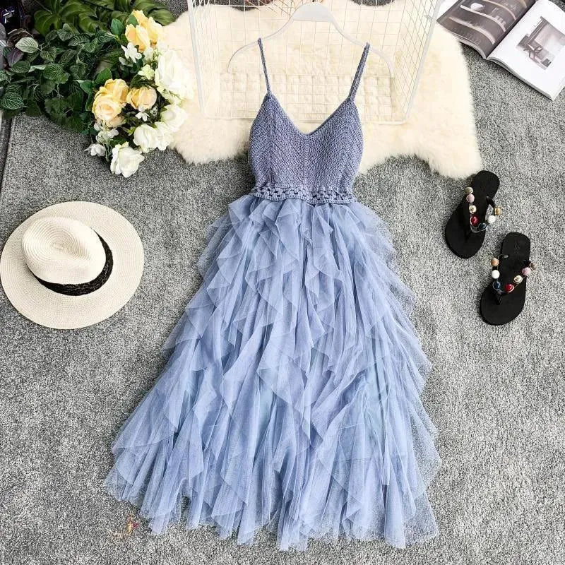 Aliams | Kleid aus Netzschlaufe