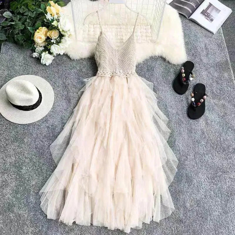 Aliams | Kleid aus Netzschlaufe