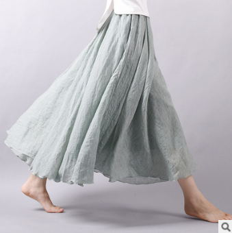 Aliams | Lässig Fallender Boho Maxi Rock für Damen