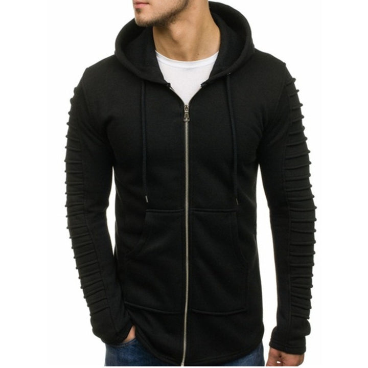 Herren Zip-Hoodie mit innovativem Design Aliams