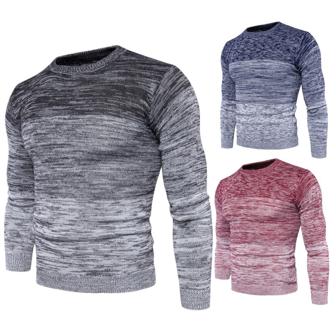 Herren Strickpullover im modernen Farbverlauf Aliams