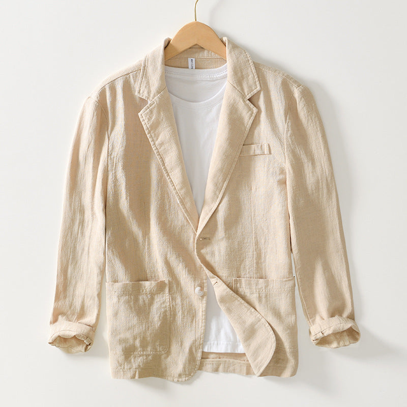 Aliams | Herren Leichter Leinen Blazer