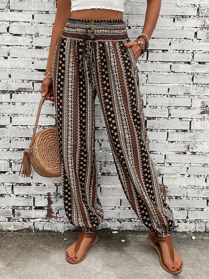Aliams | Stilvolle Hose mit Boho-Print