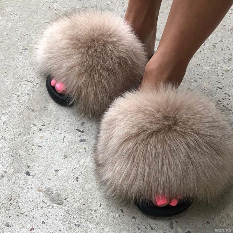 Aliams | Moda Fay Fluffy Slippers Fröhliche & Bunte Damenschuhe für Den Sommer