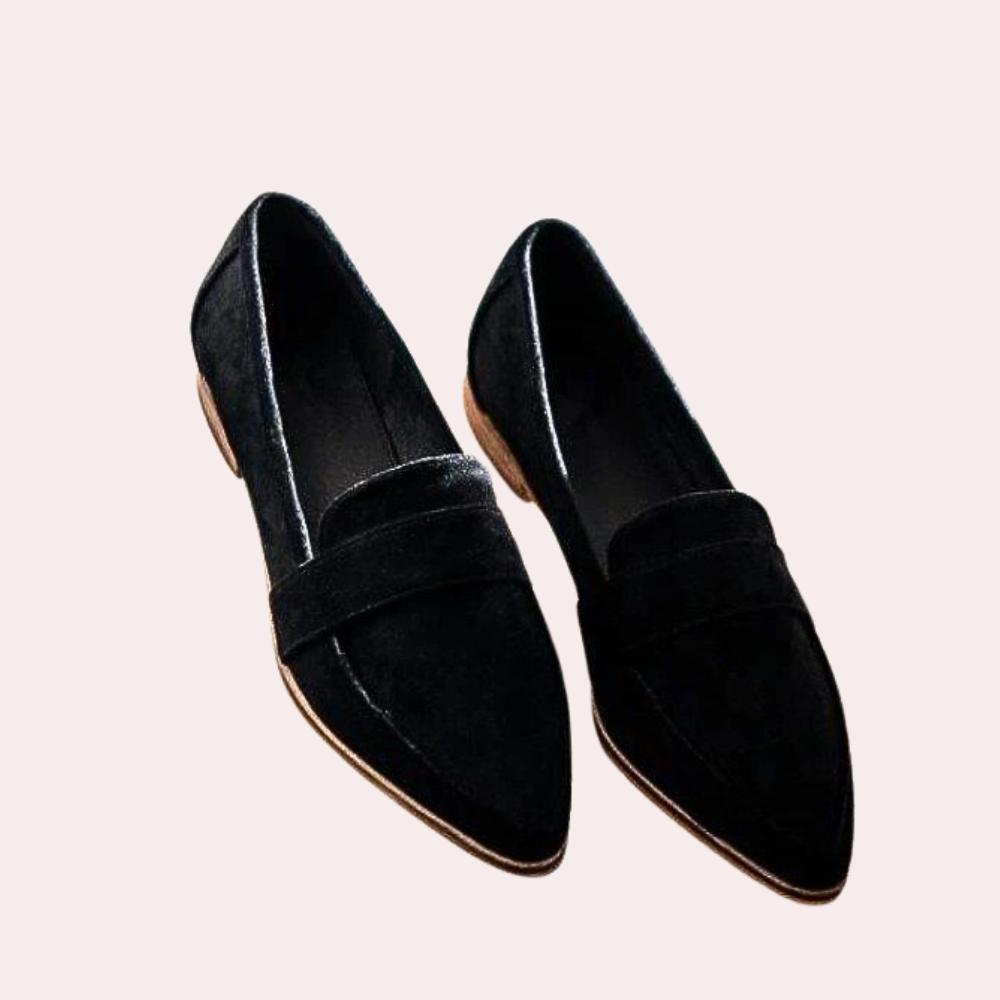 Aliams | Slipper Loafers Wildlederlook für Damen