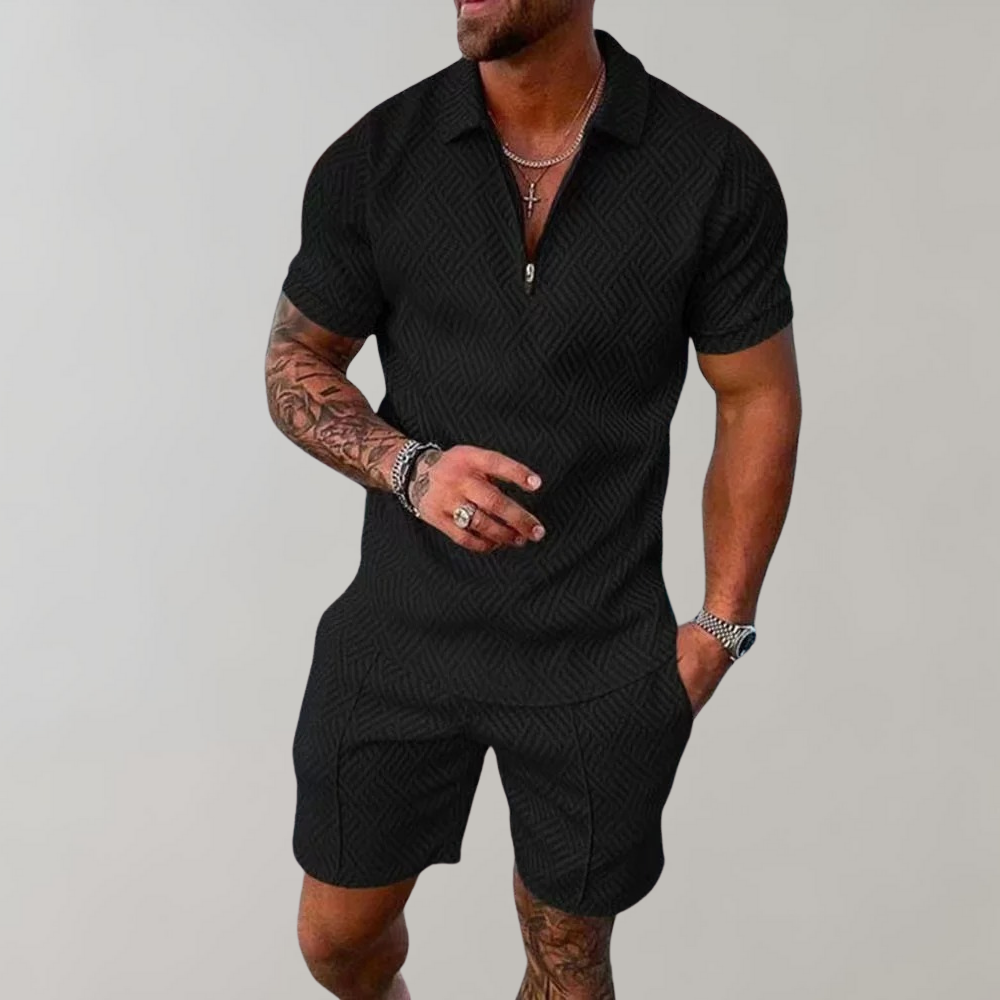 Aliams | Polo und Shorts-Set für Herren