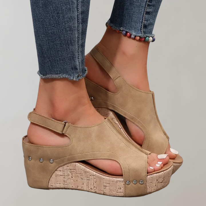 Aliams | Orthopädische Sandalen mit Hohen Absätzen Sandalen Damen Bequem