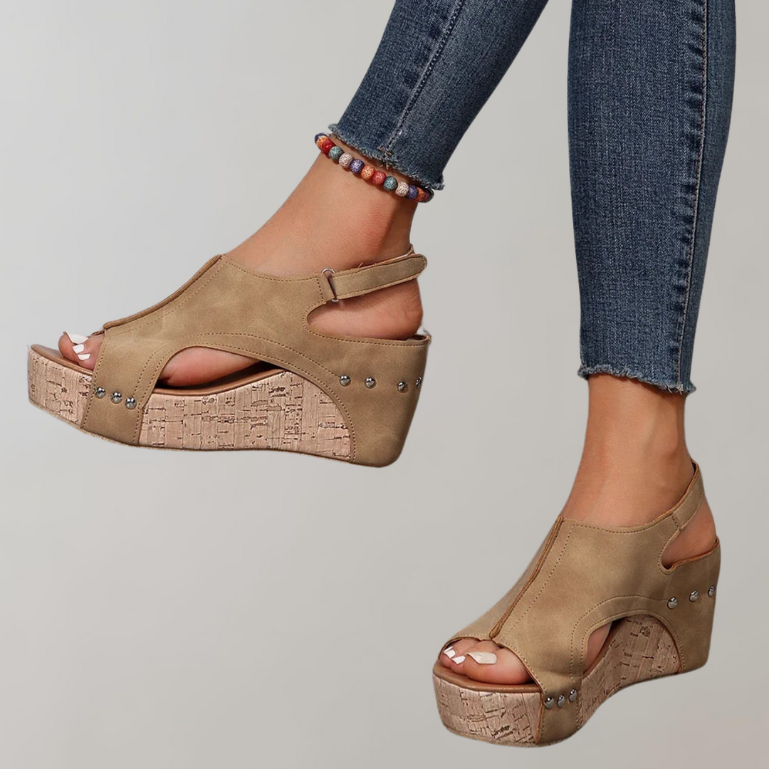 Aliams | Orthopädische Sandalen mit Hohen Absätzen Sandalen Damen Bequem