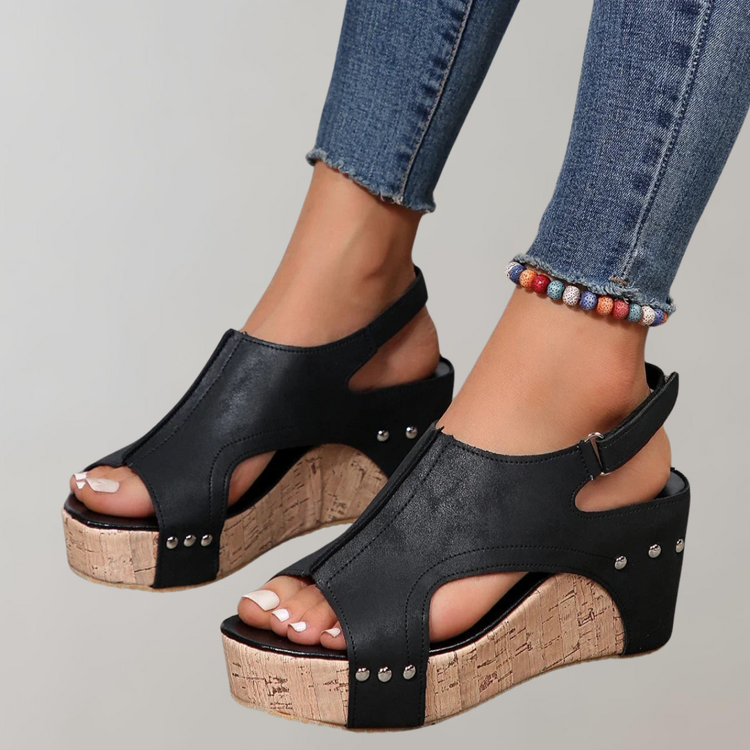 Aliams | Orthopädische Sandalen mit Hohen Absätzen Sandalen Damen Bequem