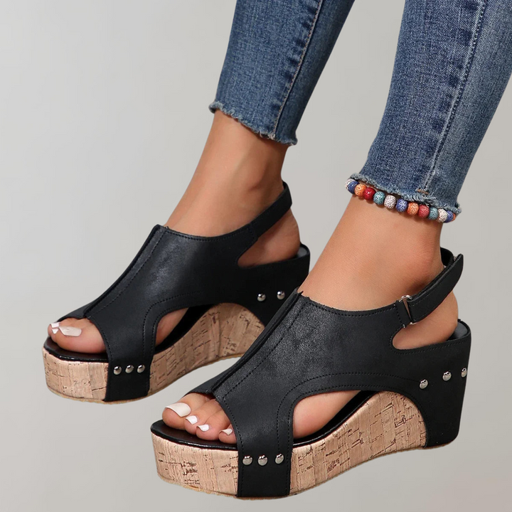 Aliams | Orthopädische Sandalen mit Hohen Absätzen Sandalen Damen Bequem