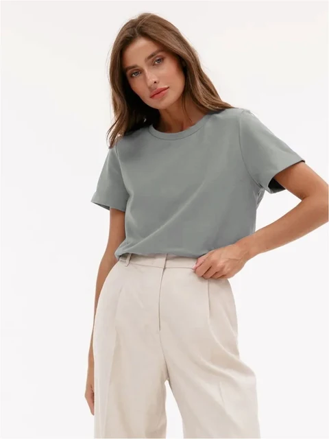 Aliams | Klara Damen-T-Shirt Aus 100% Baumwolle