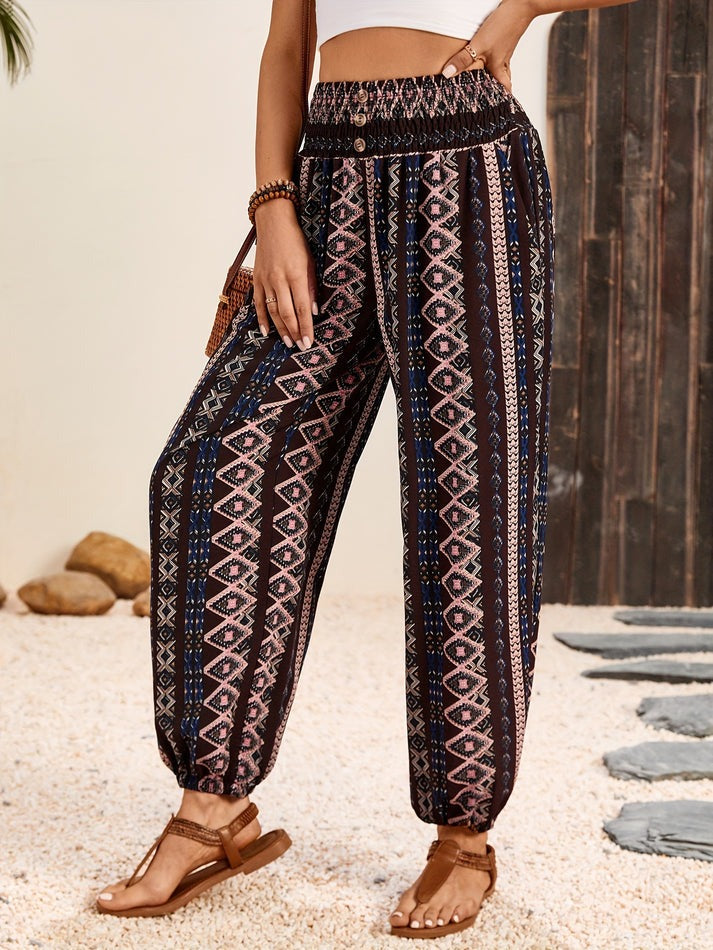 Aliams | Stilvolle Hose mit Boho-Print