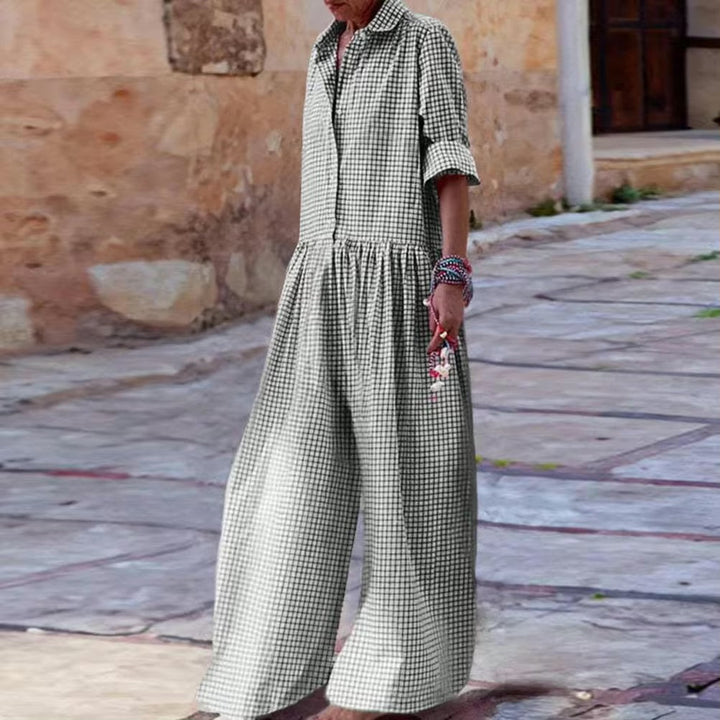 Aliams | Lässiger Weicher Sommerlicher Jumpsuit Damen