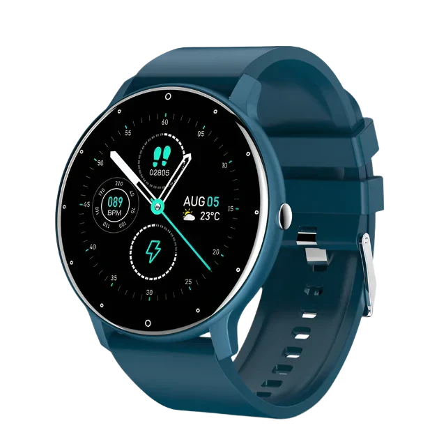 Aliams | Wasserdichte Unisex Smartwatch mit Fitness Tracker und Herzfrequenzmesser